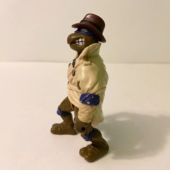 Vintage 1990 Teenage Mutant Ninja Turtle Undercover Donatello TMNT Action Figure - Picture 2 of 12